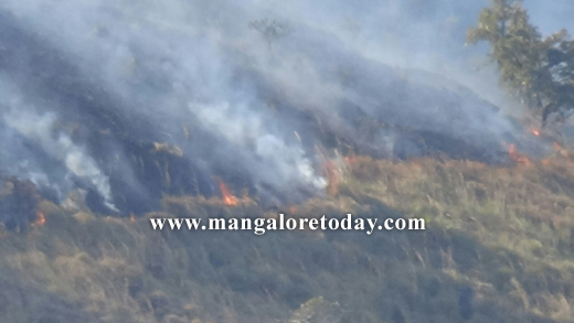 Fire at Kalenjimale Reserve Forest